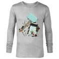thumbnail image 1 of Marvel Loki Frog Thor Throg in a Jar with Mjolnir Hammer - Long Sleeve T-Shirt for Men - Customized-Athletic Heather, 1 of 5