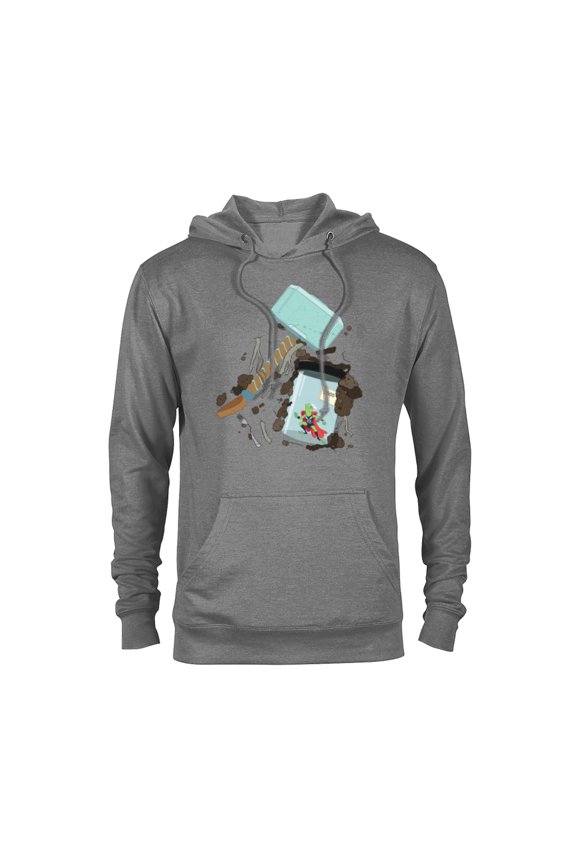 Loki Frog Thor Throg in a Jar with Mjolnir Hammer - Pullover Hoodie for Adults - Customized-Athletic Heather