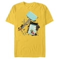 thumbnail image 1 of Marvel Loki Frog Thor Throg in a Jar with Mjolnir Hammer - Short Sleeve Blended T-Shirt for Adults - Customized-Yellow, 1 of 5
