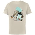 thumbnail image 1 of Marvel Loki Frog Thor Throg in a Jar with Mjolnir Hammer - Short Sleeve Cotton T-Shirt for Adults - Customized-Natural, 1 of 5