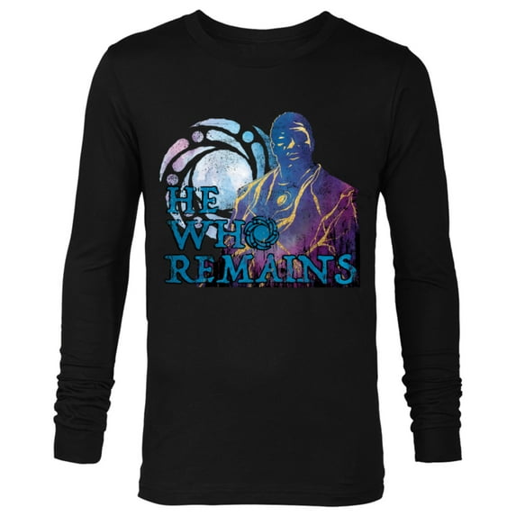 Marvel Loki He Who Remains Gradient - Long Sleeve T-Shirt for Men – Customized-Black