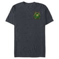 thumbnail image 1 of Marvel Loki Icon Small Print - Short Sleeve Blended T-Shirt for Adults - Customized-Navy Heather, 1 of 5