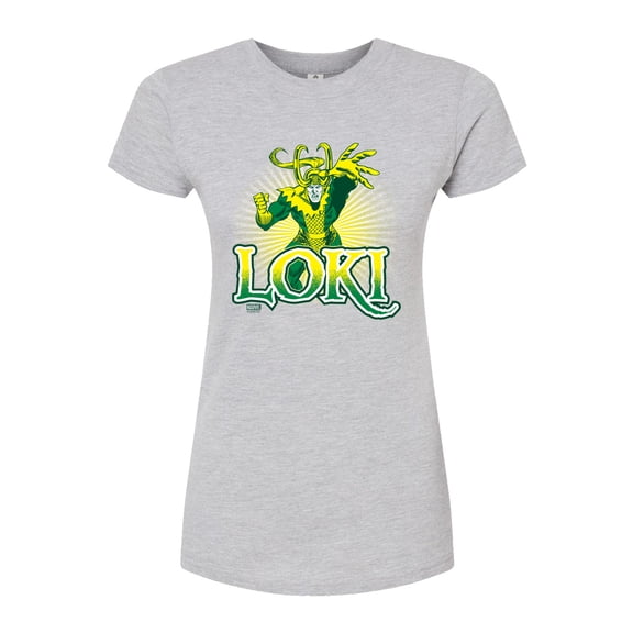 Marvel Loki - Logo - Juniors Fitted Graphic T-shirt