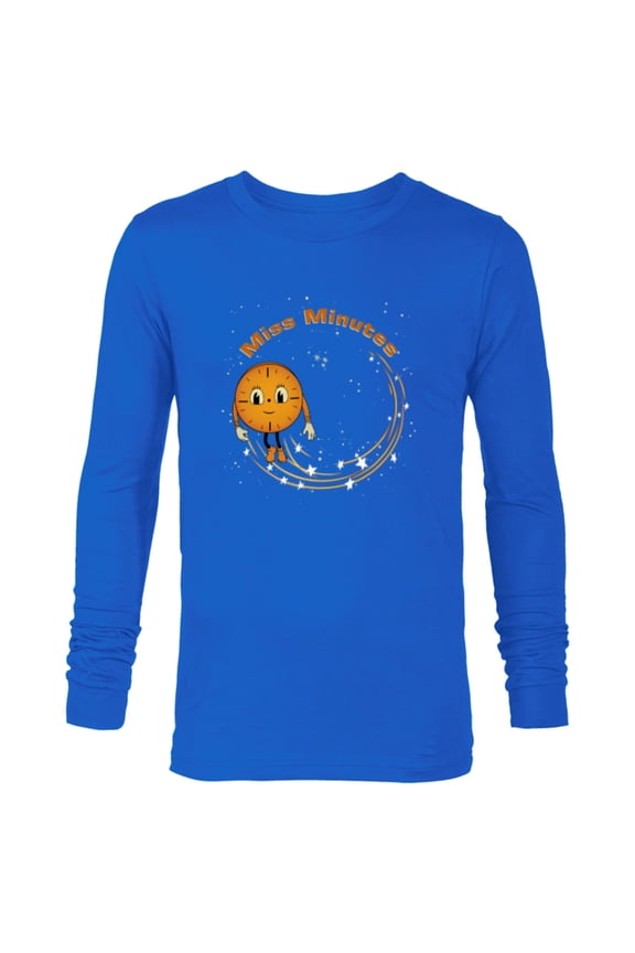 Loki Miss Minutes Clock Stardust - Long Sleeve T-Shirt for Men - Customized-Navy