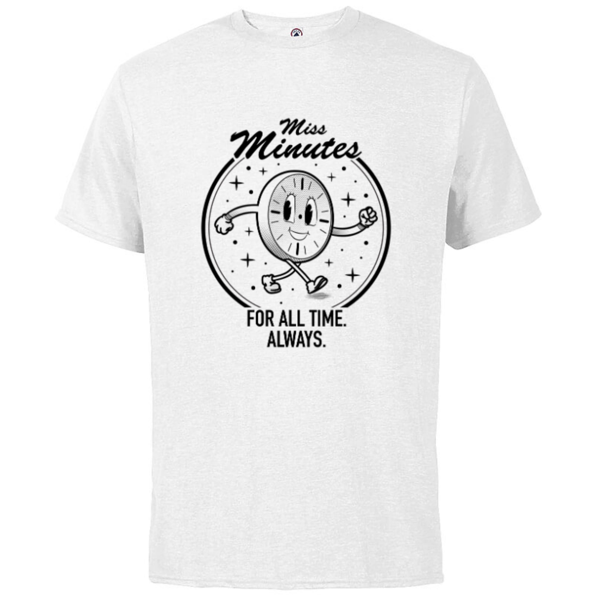 Cotton Soul Maglietta Uomo 'Loki Miss Minutes', Nero, Taglia S, Cotone, Licenza Ufficiale, Design Esclusivo, Regalo Per Fan Marvel