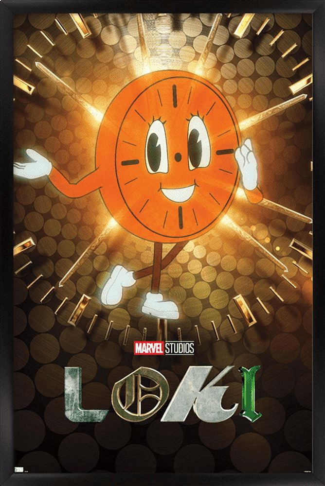 Marvel Loki - Miss Minutes One Sheet Wall Poster, 22.375" x 34", Framed