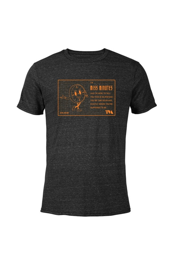 Loki Miss Minutes Time Scum Quote - Short Sleeve Blended T-Shirt for Adults - Customized-Black