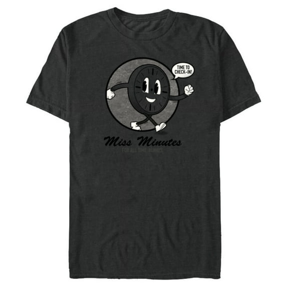 Marvel Loki Miss Minutes Time To Check-In Retro - Short Sleeve Blended T-Shirt for Adults - Customized-Dark Heather