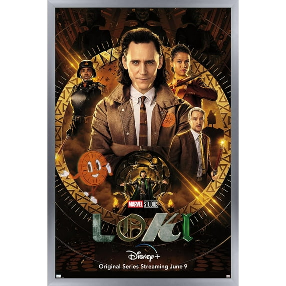 Marvel Loki - One Sheet Wall Poster, 14.725" x 22.375", Framed