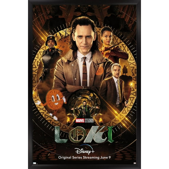 Marvel Loki - One Sheet Wall Poster, 14.725" x 22.375", Framed
