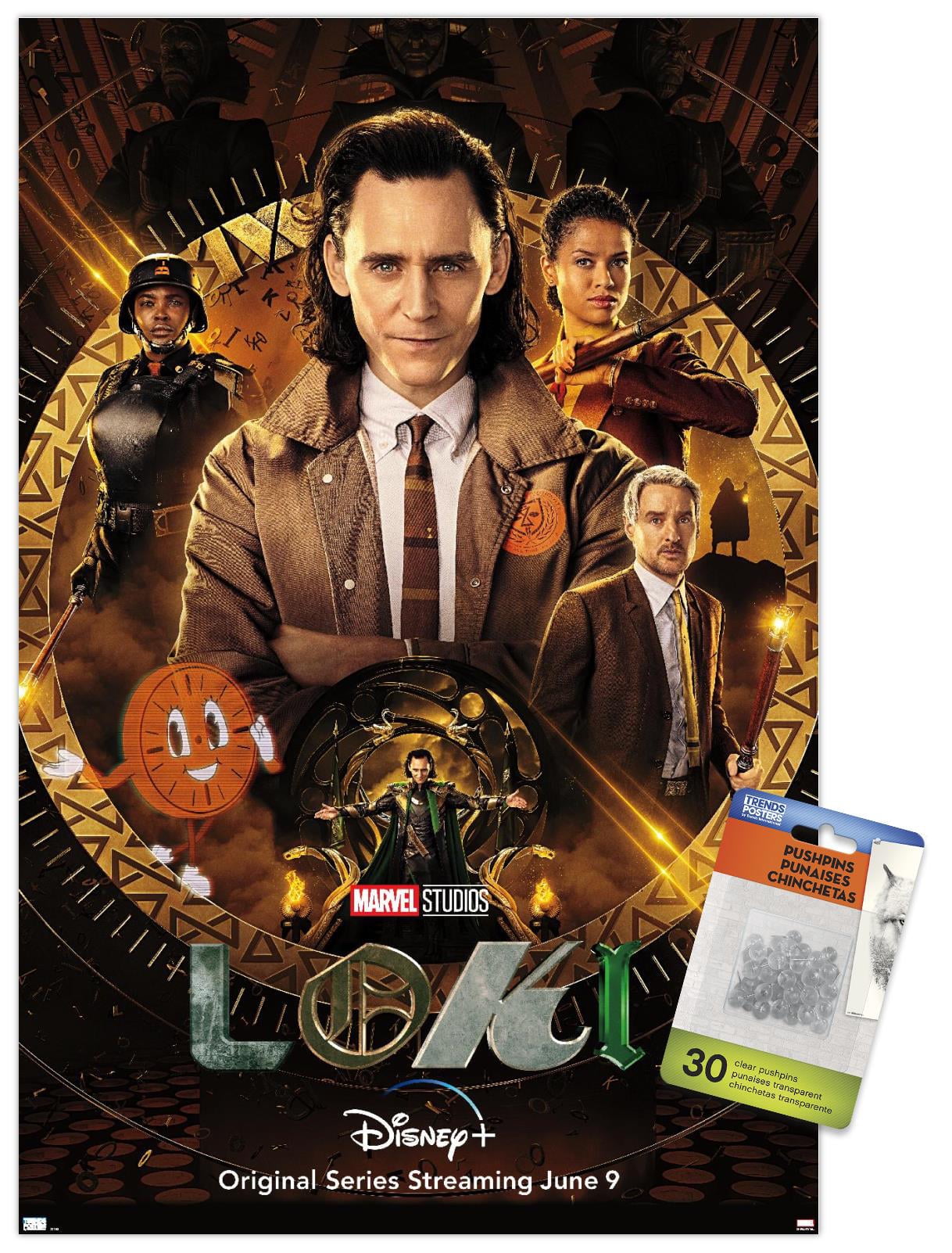 Marvel Loki - One Sheet Wall Poster with Pushpins, 14.725" x 22.375"