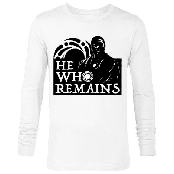 Marvel Loki Only He Who Remains - Long Sleeve T-Shirt for Men – Customized-White
