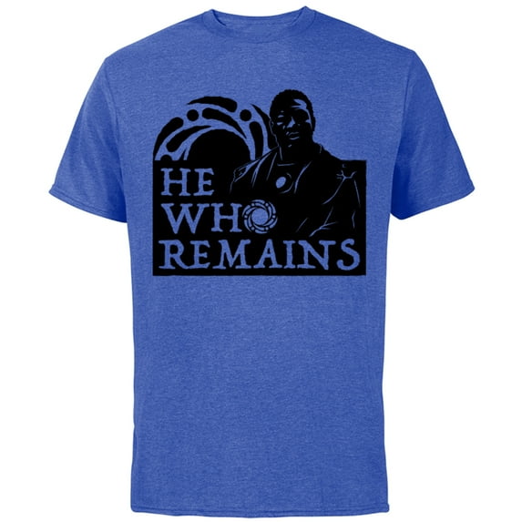 Marvel Loki Only He Who Remains - Short Sleeve Cotton T-Shirt for Adults - Customized-Royal Heather