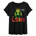 thumbnail image 1 of Marvel Loki - Pixelated - Women's Oversized Graphic T-shirt, 1 of 4