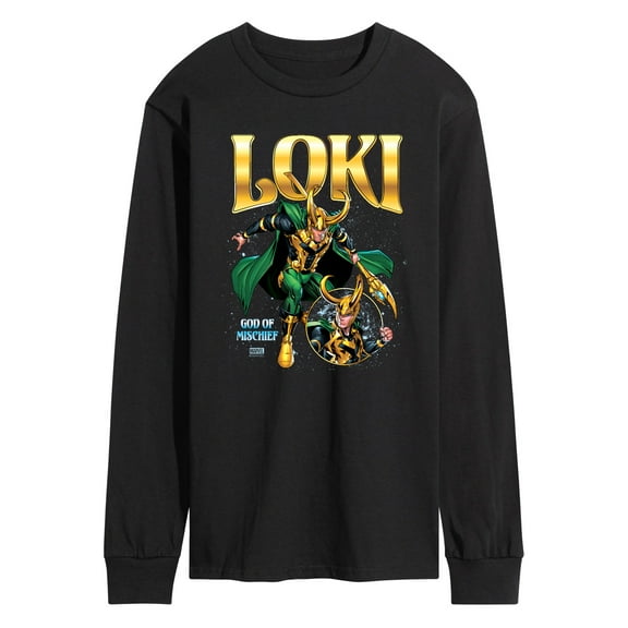 Marvel Loki - Portrait - Men's LONG SLEEVE Graphic T-shirt
