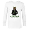 thumbnail image 1 of Marvel Loki President Loki Come On What Did You Expect? - Long Sleeve T-Shirt for Men - Customized-White, 1 of 5