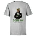 thumbnail image 1 of Marvel Loki President Loki Come On What Did You Expect? - Short Sleeve T-Shirt for Kids - Customized-Athletic Heather, 1 of 5