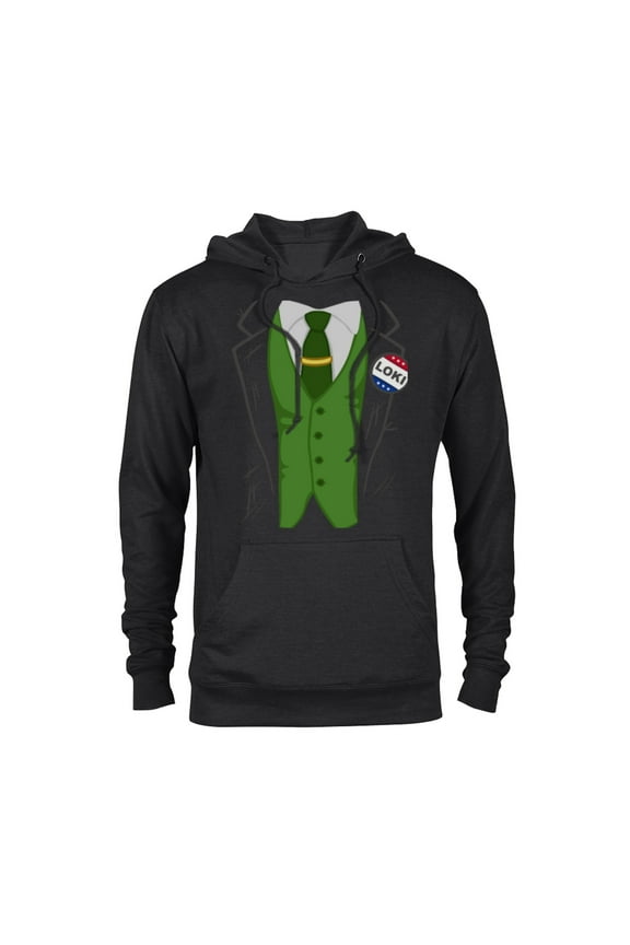 Loki President Loki Costume - Pullover Hoodie for Adults – Customized-Black