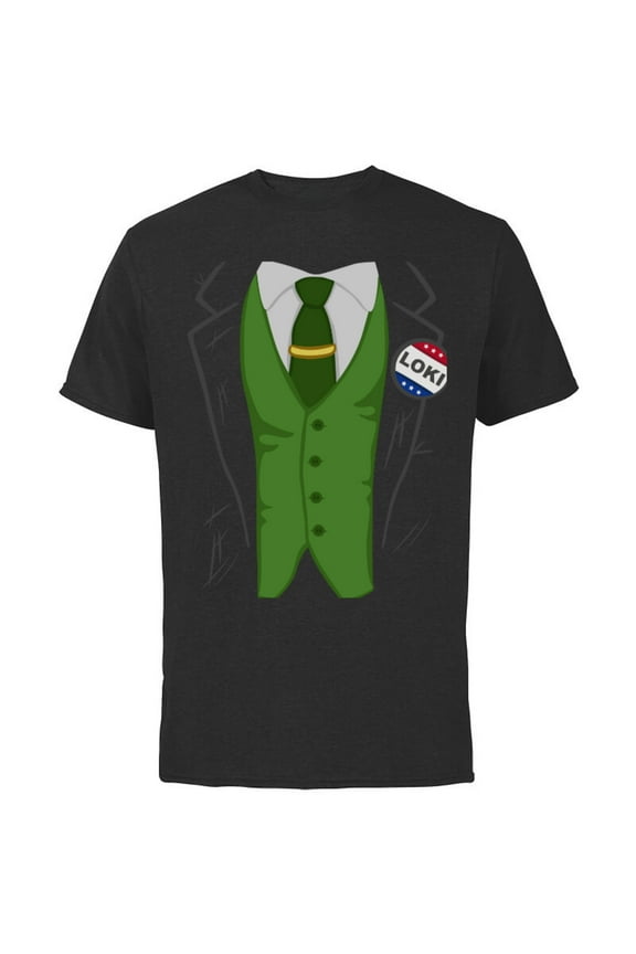 Loki President Loki Costume - Short Sleeve Cotton T-Shirt for Adults - Customized-Black