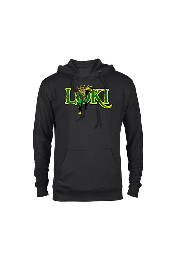 Loki Retro Comic - Pullover Hoodie for Adults – Customized-Black