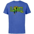 thumbnail image 1 of Marvel Loki Retro Comic - Short Sleeve Cotton T-Shirt for Adults - Customized-Royal Heather, 1 of 5