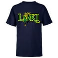 thumbnail image 1 of Marvel Loki Retro Comic - Short Sleeve T-Shirt for Kids – Customized-Navy, 1 of 5