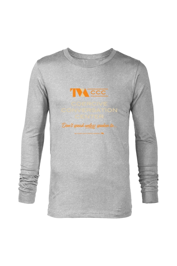 Loki Season 2 TVA Coercive Conversation Center Logo - Long Sleeve T-Shirt for Men - Customized-Athletic Heather