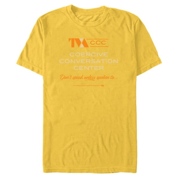 Marvel Loki Season 2 TVA Coercive Conversation Center Logo - Short Sleeve Blended T-Shirt for Adults - Customized-Yellow