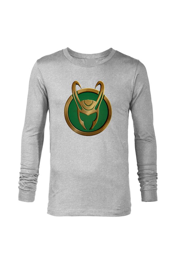 Loki Series Icon - Long Sleeve T-Shirt for Men - Customized-Athletic Heather