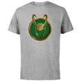 thumbnail image 1 of Marvel Loki Series Icon - Short Sleeve Cotton T-Shirt for Adults - Customized-Athletic Heather, 1 of 5