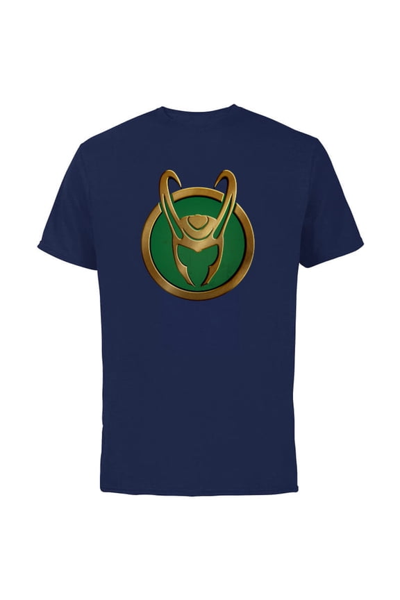 Loki Series Icon - Short Sleeve Cotton T-Shirt for Adults - Customized-Navy