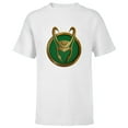 thumbnail image 1 of Marvel Loki Series Icon - Short Sleeve T-Shirt for Kids - Customized-White, 1 of 5