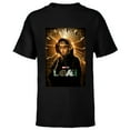thumbnail image 1 of Marvel Loki Sylvie Disney+ Character Poster - Short Sleeve T-Shirt for Kids - Customized-Black, 1 of 5