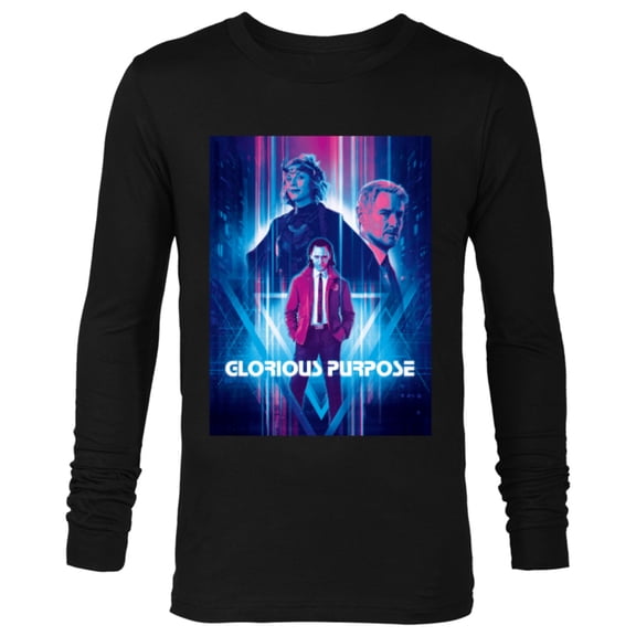 Marvel Loki Sylvie Mobius Glorious Purpose - Long Sleeve T-Shirt for Men - Customized-Black