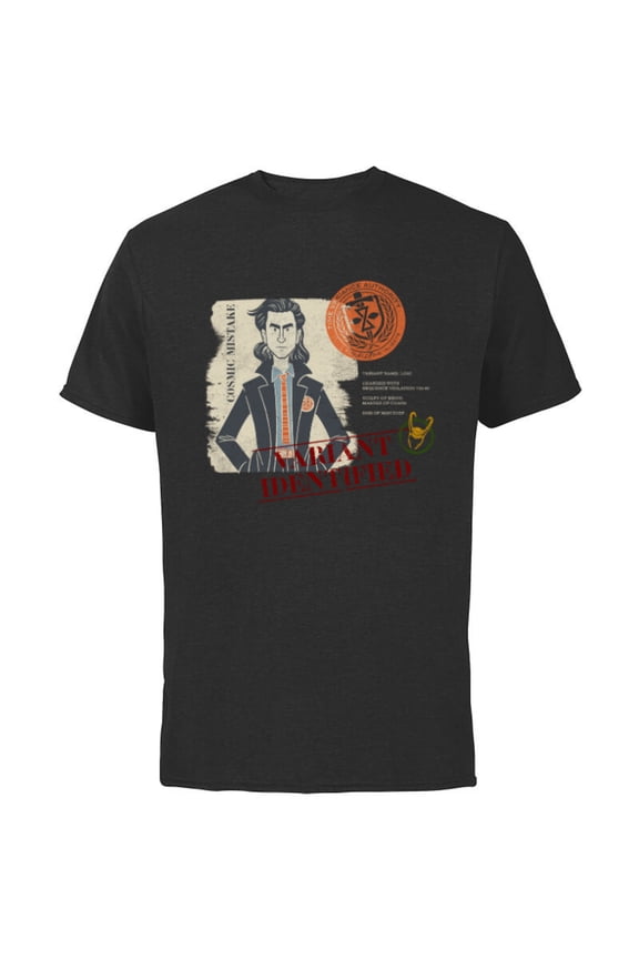 Loki TVA File Variant Identified - Short Sleeve Cotton T-Shirt for Adults - Customized-Black