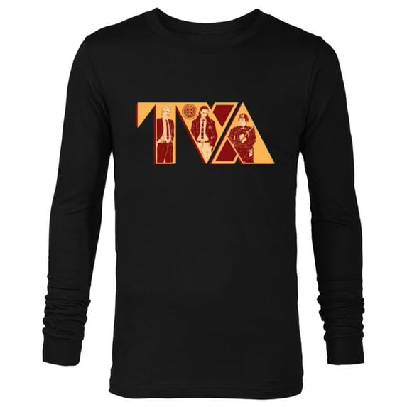Marvel Loki TVA Mobius and Hunter-B15 - Long Sleeve T-Shirt for Men - Customized-Black