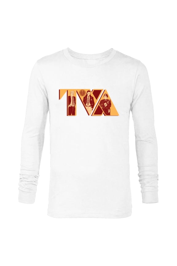 Loki TVA Mobius and Hunter-B15 - Long Sleeve T-Shirt for Men - Customized-White