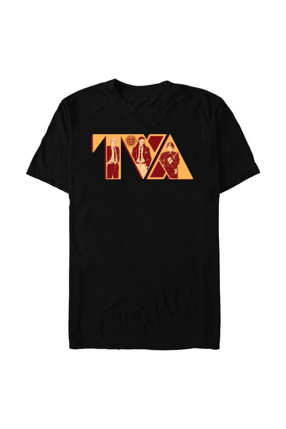 Loki TVA Mobius and Hunter-B15 - Short Sleeve Blended T-Shirt for Adults - Customized-Black