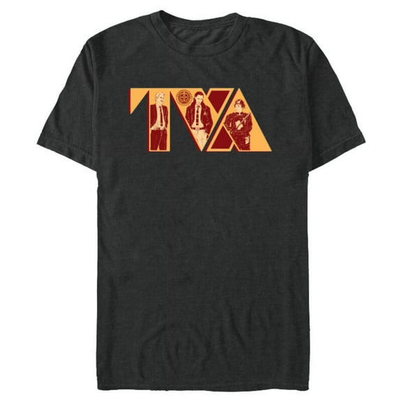 Marvel Loki TVA Mobius and Hunter-B15 - Short Sleeve Blended T-Shirt for Adults - Customized-Dark Heather