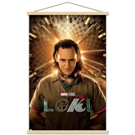 Marvel Loki - Teaser Wall Poster with Magnetic Frame, 22.375" x 34"