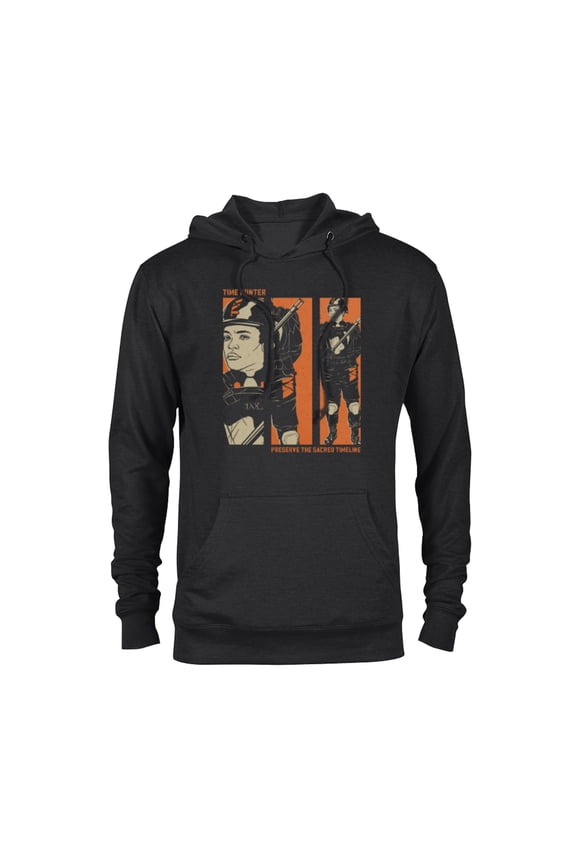 Loki Time Hunter-B15 Panels - Pullover Hoodie for Adults - Customized-Black