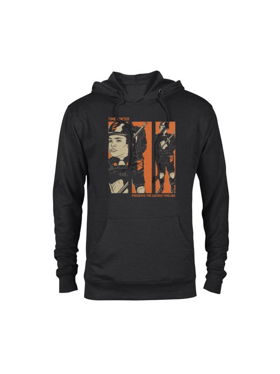 Loki Time Hunter-B15 Panels - Pullover Hoodie for Adults - Customized-Black