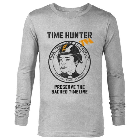 Marvel Loki Time Hunter-B15 TVA Preserve the Sacred Timeline - Long Sleeve T-Shirt for Men - Customized-Athletic Heather