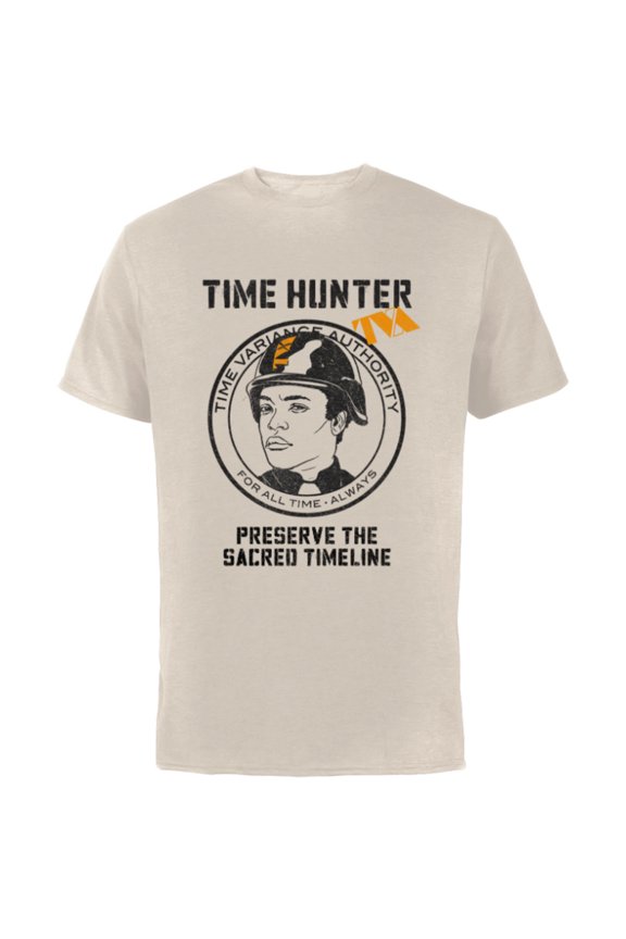 Loki Time Hunter-B15 TVA Preserve the Sacred Timeline - Short Sleeve Cotton T-Shirt for Adults - Customized-Natural