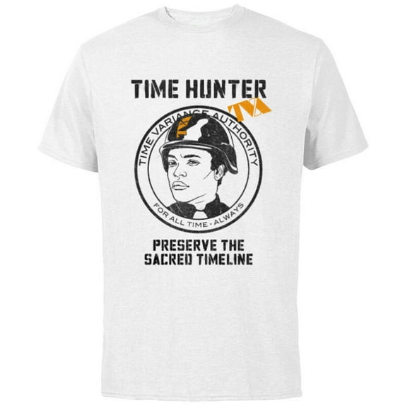 Marvel Loki Time Hunter-B15 TVA Preserve the Sacred Timeline - Short Sleeve Cotton T-Shirt for Adults - Customized-White