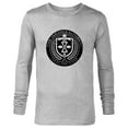 thumbnail image 1 of Marvel Loki Time Variance Authority Badge - Long Sleeve T-Shirt for Men - Customized-Athletic Heather, 1 of 5