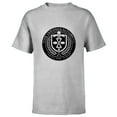 thumbnail image 1 of Marvel Loki Time Variance Authority Badge - Short Sleeve T-Shirt for Kids - Customized-Athletic Heather, 1 of 5