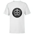thumbnail image 1 of Marvel Loki Time Variance Authority Badge - Short Sleeve T-Shirt for Kids - Customized-White, 1 of 5