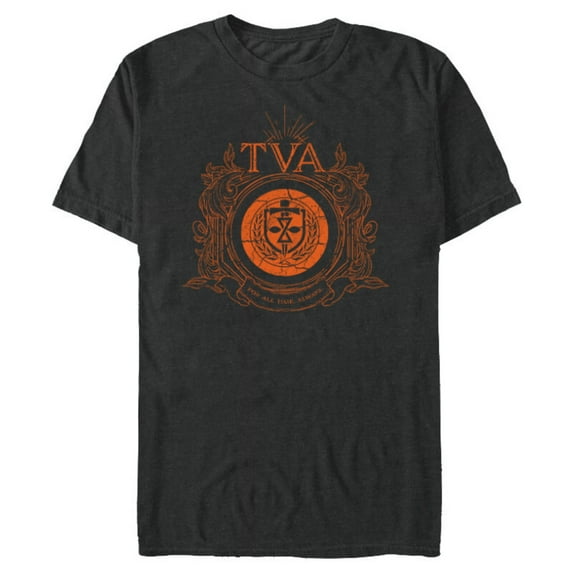 Marvel Loki Time Variance Authority TVA Badge - Short Sleeve Blended T-Shirt for Adults - Customized-Dark Heather