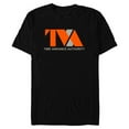 thumbnail image 1 of Marvel Loki Time Variance Authority TVA Logo - Short Sleeve Blended T-Shirt for Adults - Customized-Black, 1 of 5